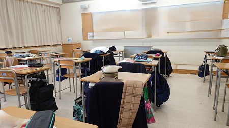 教室の様子（高校）