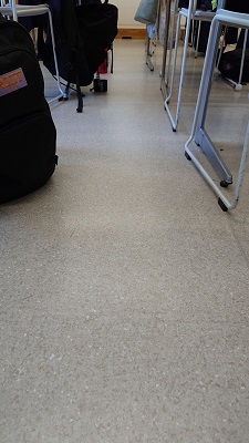 土足とは思えないほど床はキレイ