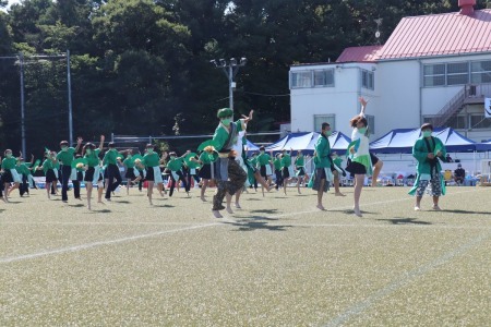 練習の集大成　チームパフォーマンス