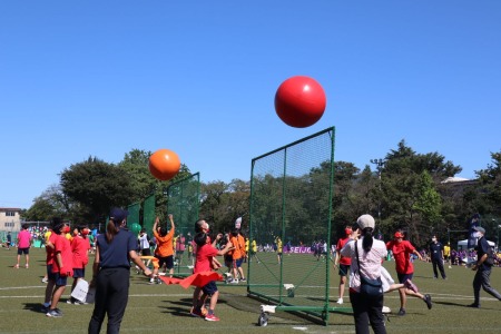 中２ 中玉障害物レース：何度だって飛び越えろ！！　