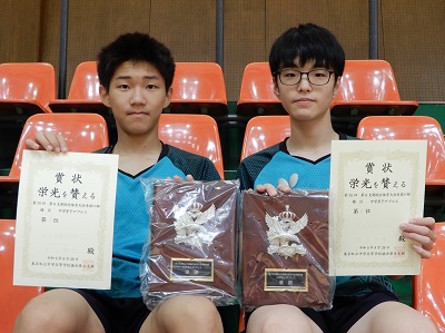 ダブルス　優勝