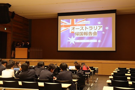 1人2分ほどで全員が発表を行いました