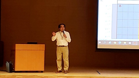 青山教授による講演