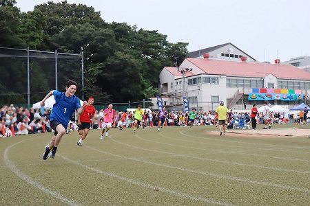 高校3年生全員リレー「リレーの達人」