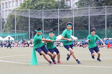 中学2年生学年種目「ポケットモンスターtyphoon」