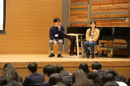 対面した中学生の印象を聞くと「元気で、リアクションが良い！」と答えてくれました。