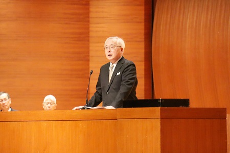 戸部学園長祝辞