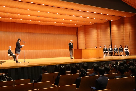 先生への感謝も伝えられました