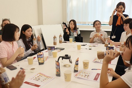 最後は食べ物と紅茶とのペアリング体験