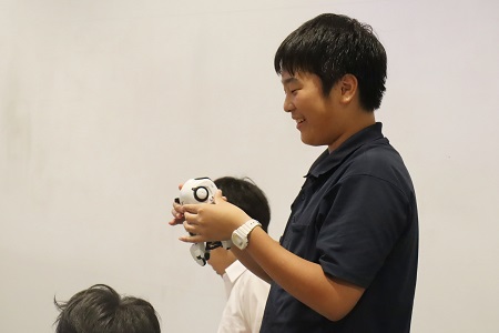 無事にロボットが動き、笑顔が見られました