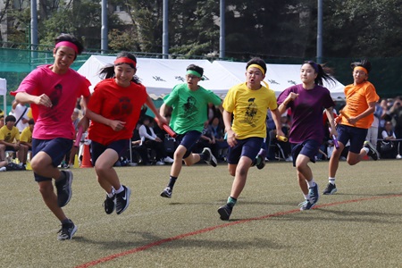 中学2年生全員リレー「突撃！疾風の猛者たち」