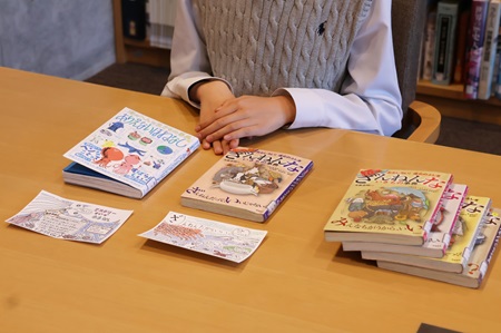 2枚の素敵なPOPを書いてくれました