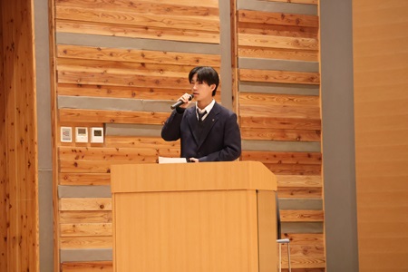 するどい質問にもしっかり受け答え