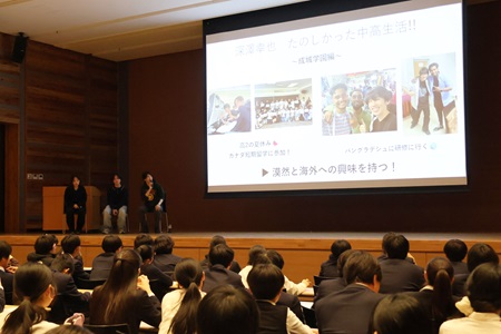 高校での経験が、進路選びのきっかけになったと話してくれた先輩たち