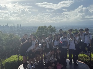 マウントクーサからブリスベン市内を一望しました