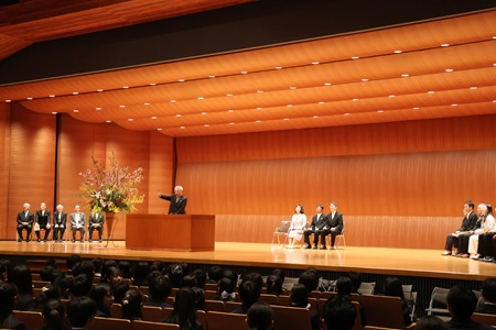 戸部学園長祝辞