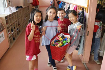 鶴をいっぱい折ったよ！