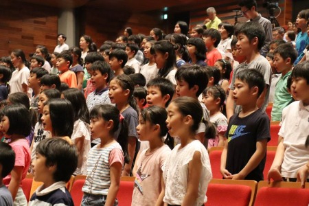 最後の全校合唱。642人の声は、胸に響きました