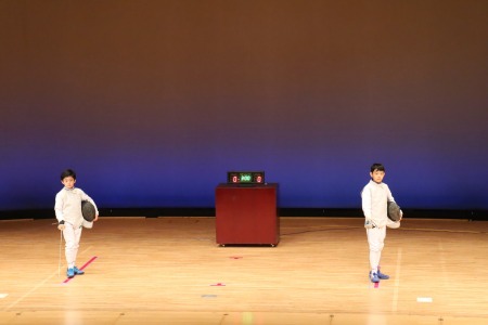 演武を見せてくれた成城っ子たち