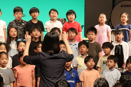 斉唱　2年真弓組・橙組・柊組