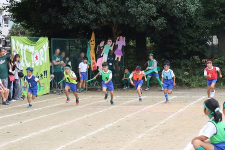 クラス対抗リレー（3年生）