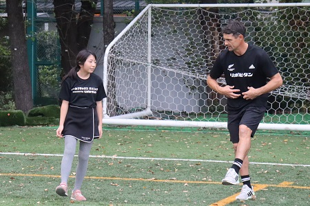 体幹を使って片足立ち