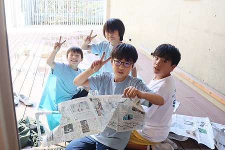 楽しそうに文化祭準備を進めていた4人組。