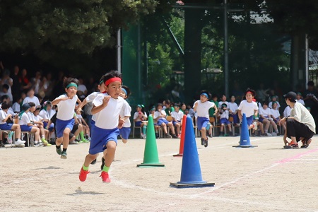 2年生の徒競走