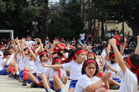 今年の優勝は赤でした！