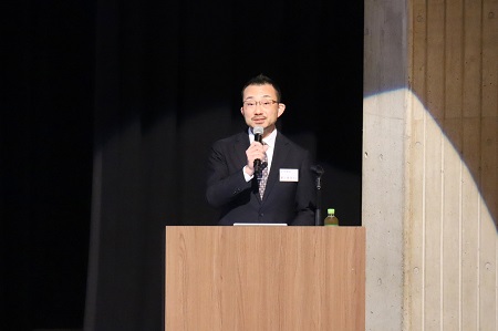 全体講師　藤江氏による講演の様子