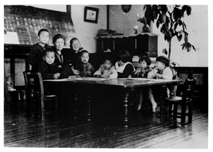 （大正末期）アルシーア・ブリッジス先生の英語の授業