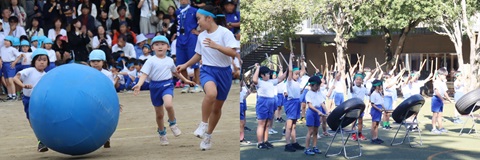 10月　秋の運動会（幼初合同運動会）／ クラスデー
