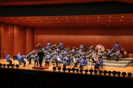 トリを飾ったのは中・高吹奏楽部