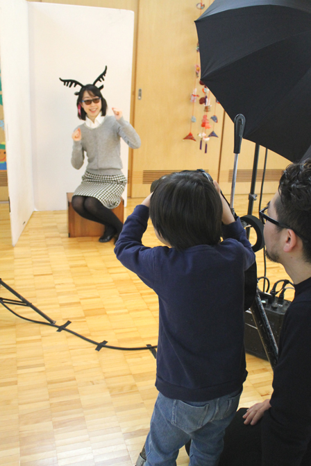 撮る姿がサマになっています