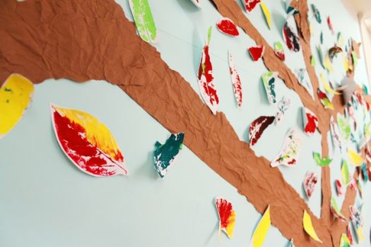 東京農業大学の学生さんが教えてくれた「葉っぱスタンプ」