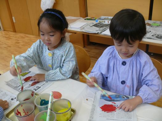 はっぱスタンプ２