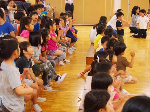 終わった後はみんな拍手