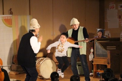 願い事が叶う歌に合わせてジャンプしました