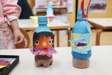 見ているだけで楽しい気持ちになる作品が出来上がりました