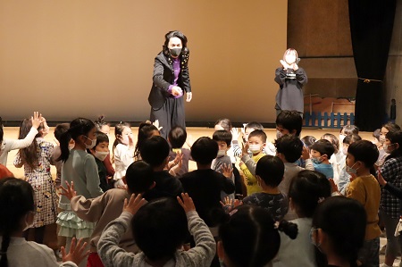 「上手！」先生に褒めてもらいました