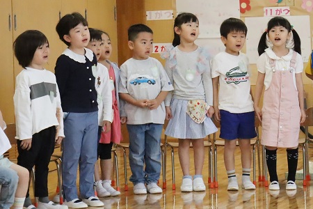 年長組のうた「虹」