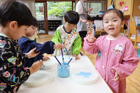 リラックスしながら楽しく取り組んでいました