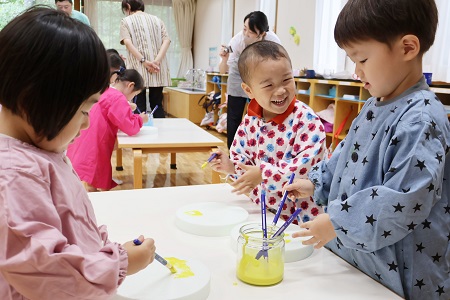 「楽しいね！」