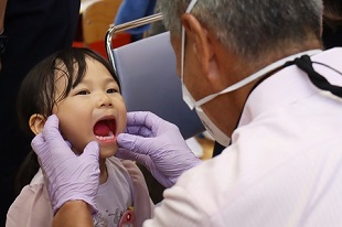 「きれいに磨けてるね！」