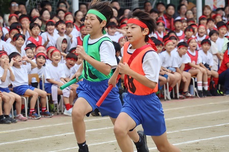 クラス対抗リレー（6年生）