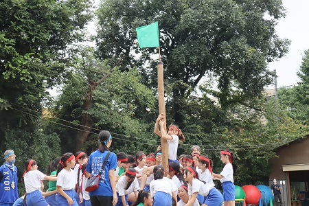 旗とり（5・6年生）