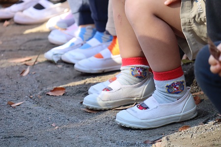 「火事の時は靴を履き替えないで」 すぐ避難することも学びました