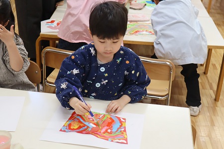 自由に色をつけていきます