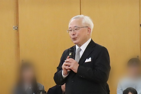 戸部学園長の挨拶