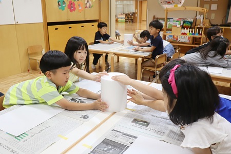 よく見て、触って形を確認します